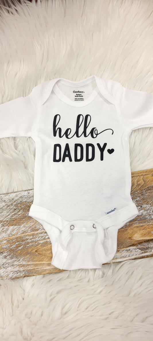 Hello Daddy, Pregnancy Anouncement Onesie