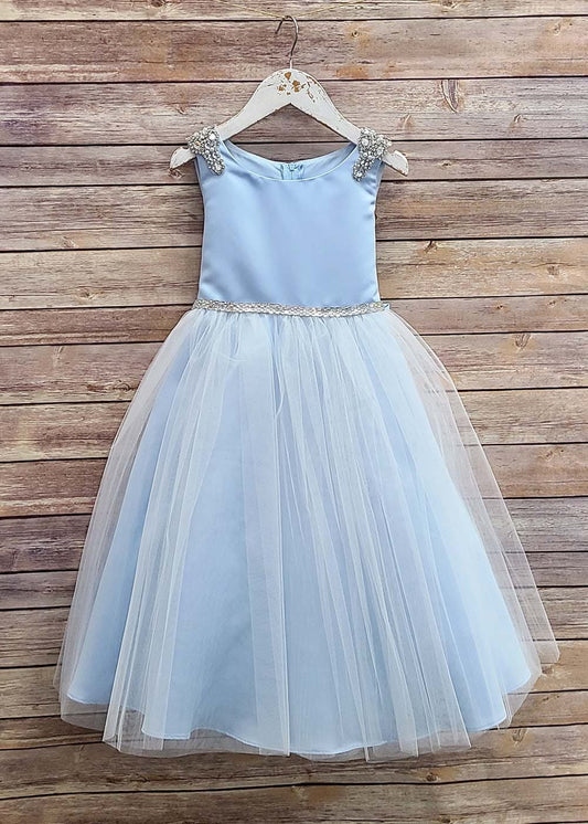Light Blue Girl Dress,Girl Dress,Light Blue Dress, Flower Girl, Wedding Flower Girl Dress, light Blue Teen Dress