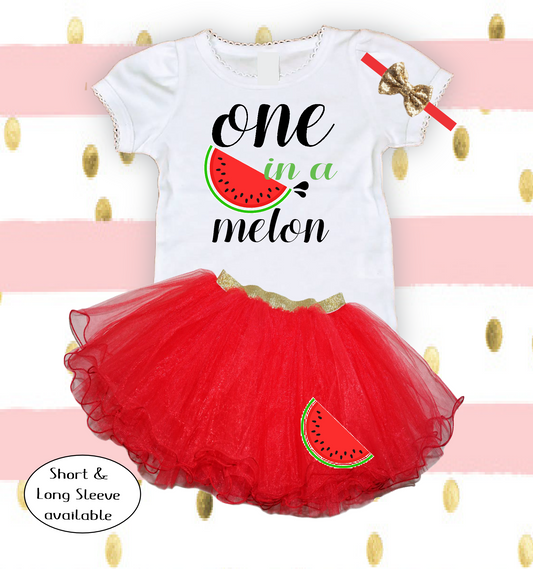 One In a Melon Birthday Outfit
