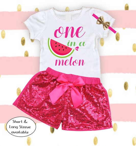 One in a Melon Birthday Outfit