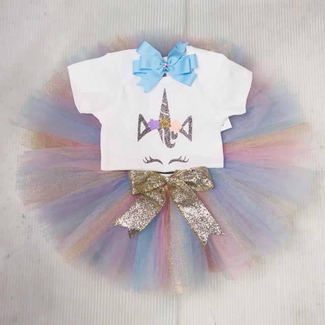 Copy of Colorful Unicorn Tutu Outfit