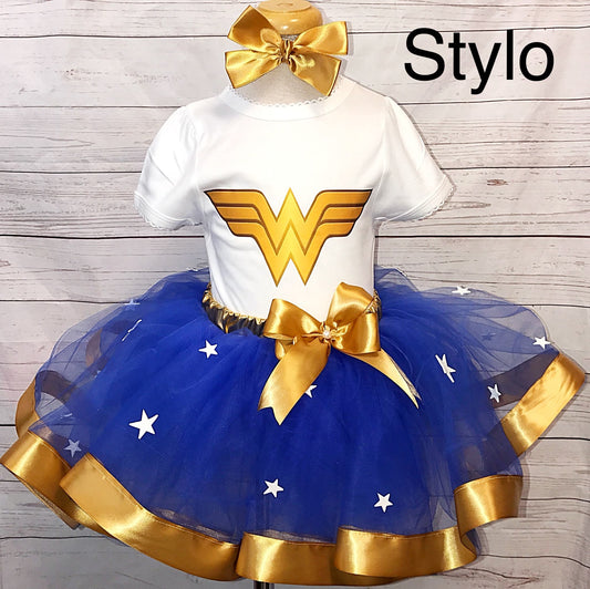 Wonder Woman inspired Personalized Tutu Outfit
