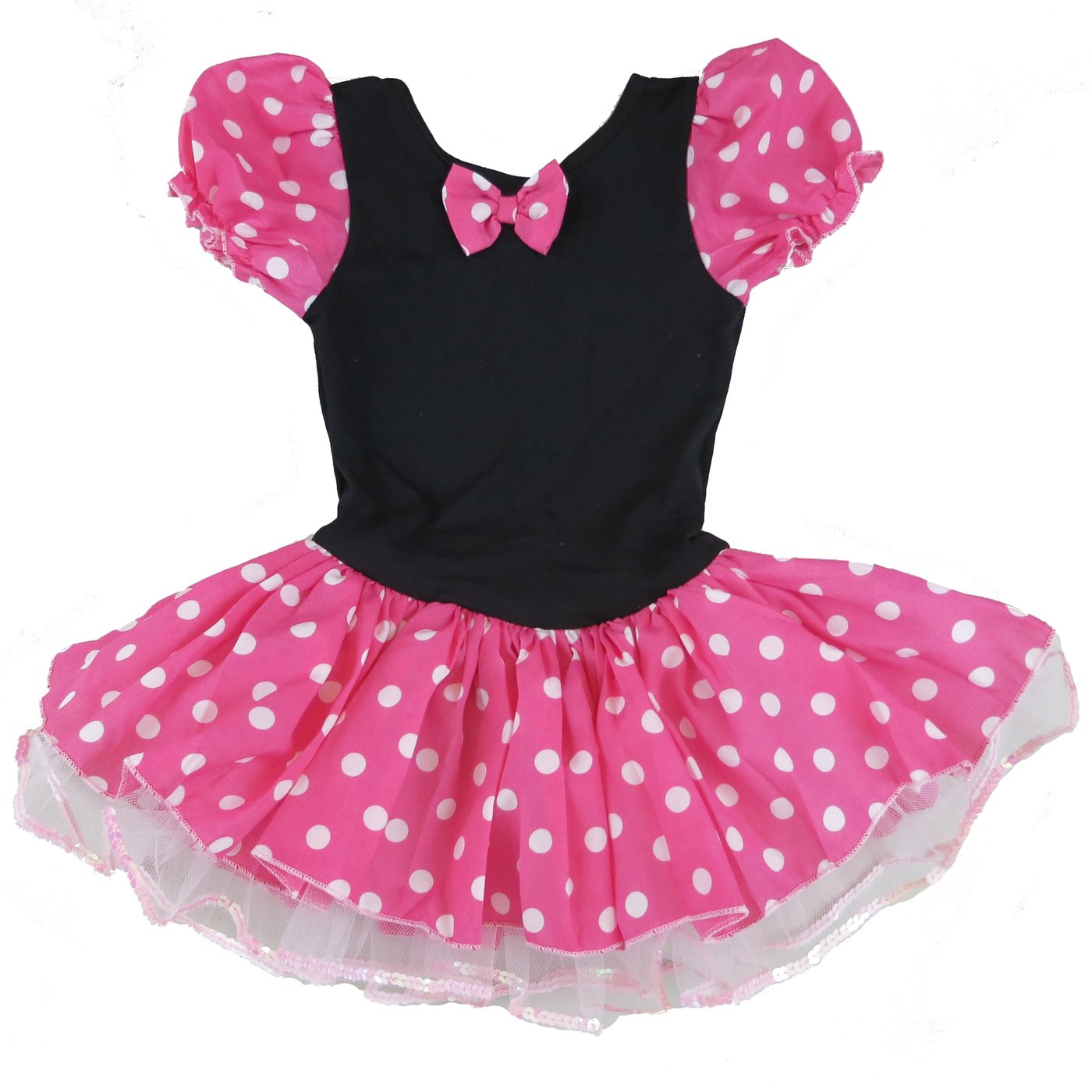 Mini Pink-Black Ballet Dress - STYLOBOUTIQUE