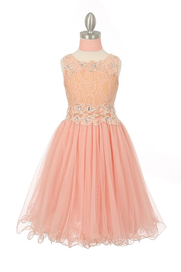 Peach Girl Dress,Girl Dress, Peach Dress, Peach Dress, Flower Girl, Wedding Flower Girl Dress, Peach Dress