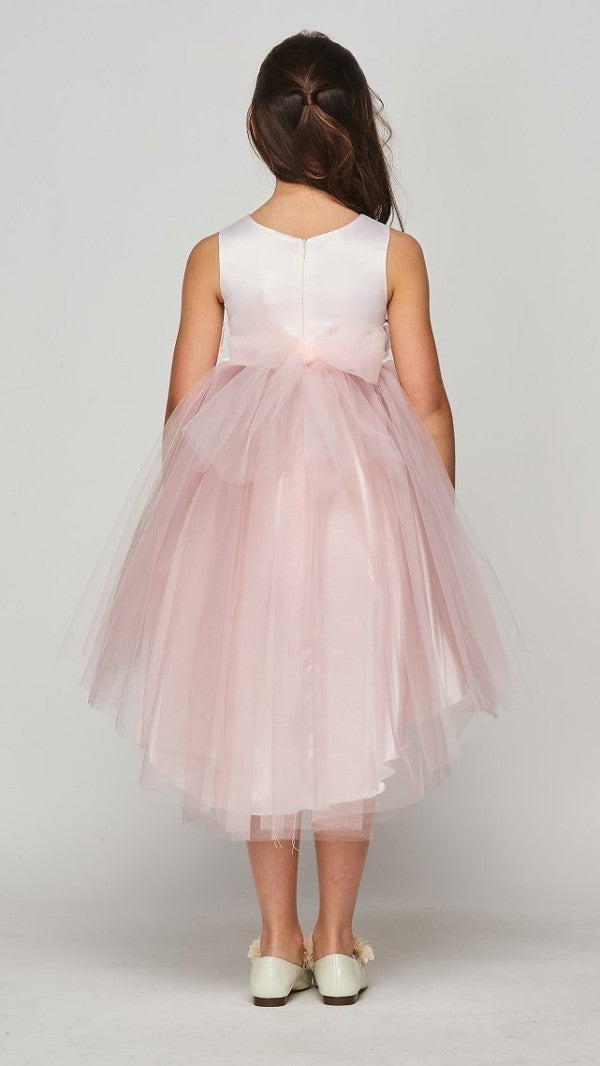 Dusty Rose Girl Dress,Girl Dress, Dusty Rose Dress, Dusty Dress  Dress, Flower Girl, Wedding Flower Girl Dress, Dusty Rose Teen Dress