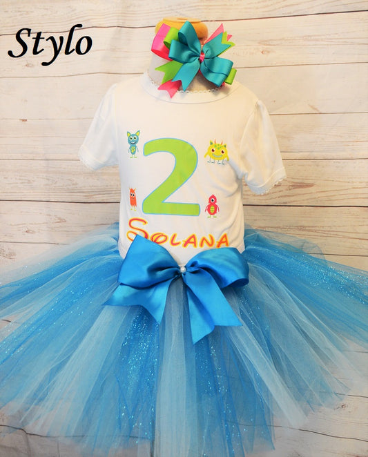 Monster Birthday Tutu Outfit