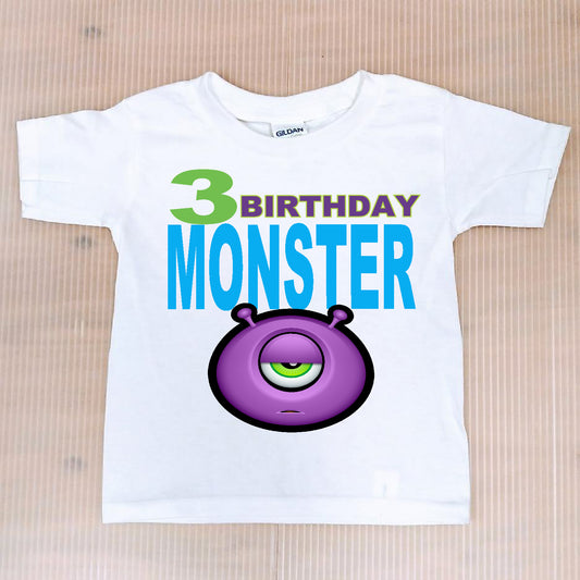 Monsters Birthday Boy Shirt