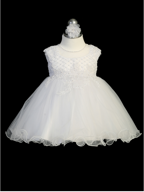 White Baptism/Christening Gown 2354tt