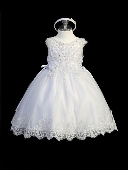 White Baptism/Christening Gown 2365tt