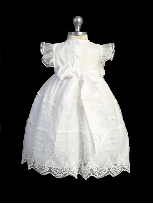 White Baptism/Christening Gown 2376
