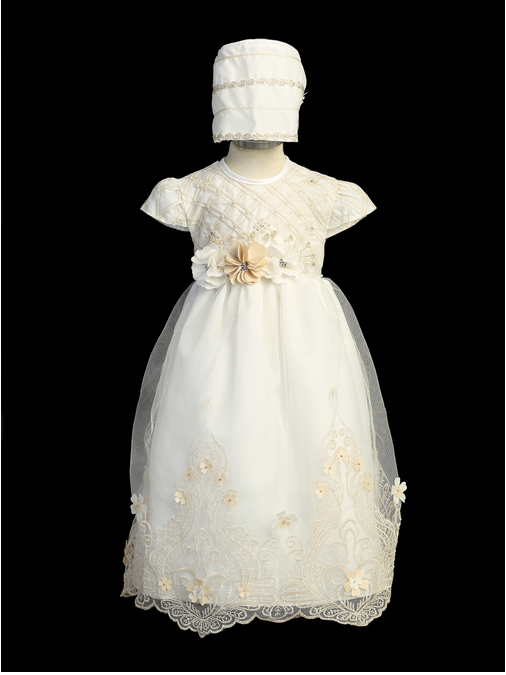 Ivory Baptism/Christening Gown 2375