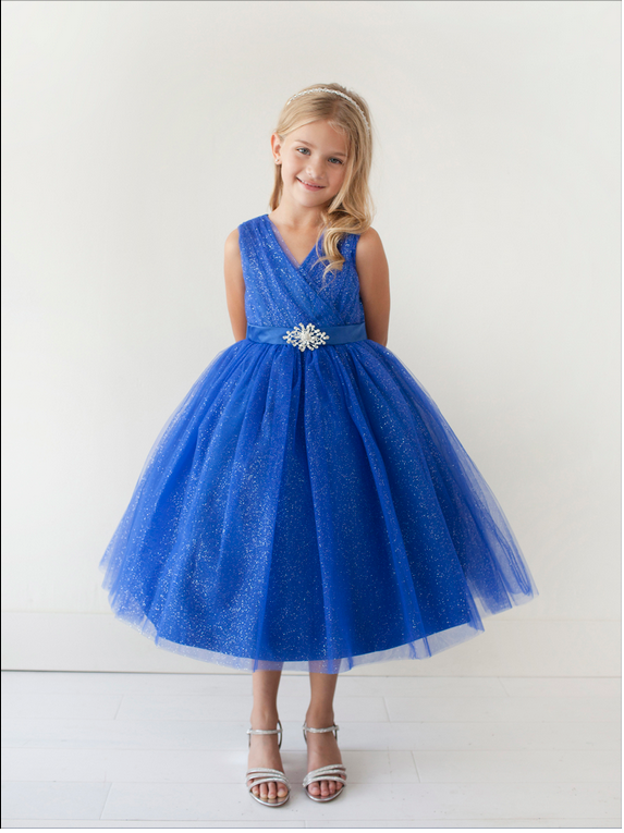 Royal Blue Girl Dress,Girl Dress, Royal Blue Dress, Flower Girl, Wedding Flower Girl Dress, party dress