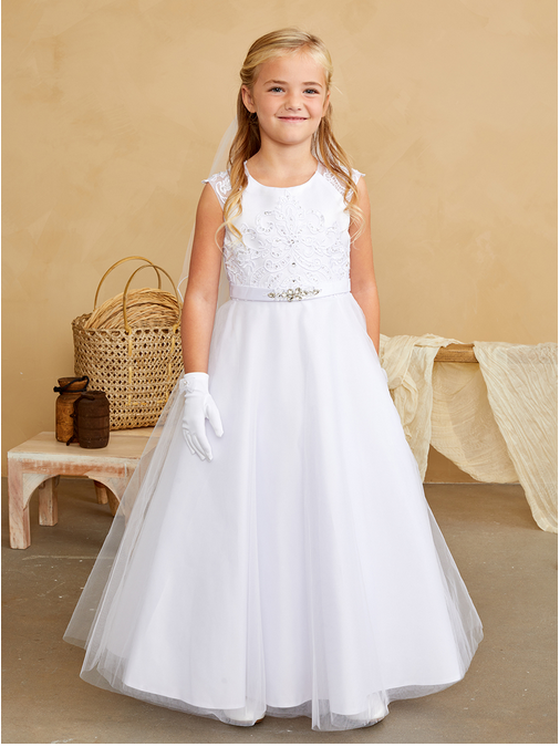 First Holy Communion Dress white 1206