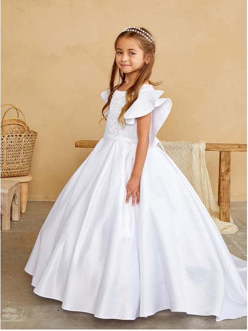 First Holy Communion Dress white 5840