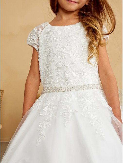 First Holy Communion Dress white 5851