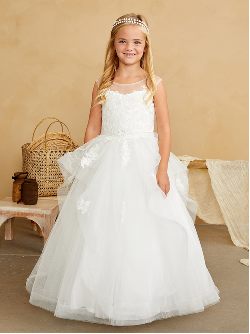 First Holy Communion Dress white 5850