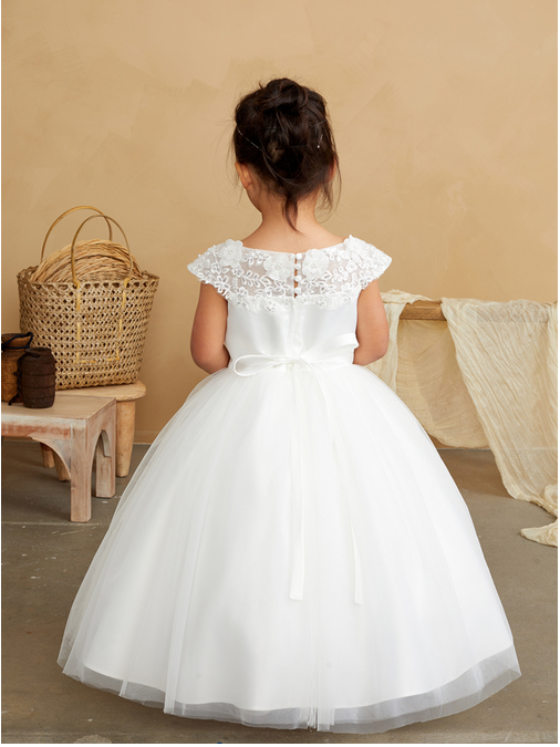 First Holy Communion Dress white 5842