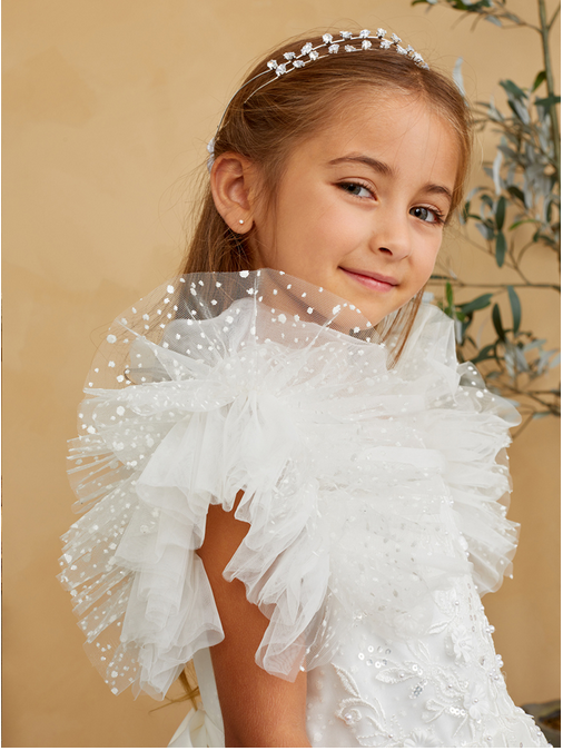 First Holy Communion Dress white 5843