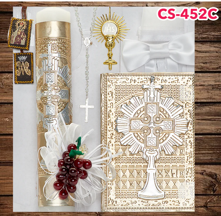 Copy of Copy of First Holy Communion Candle Set / Set Vela Primera Comunion 452