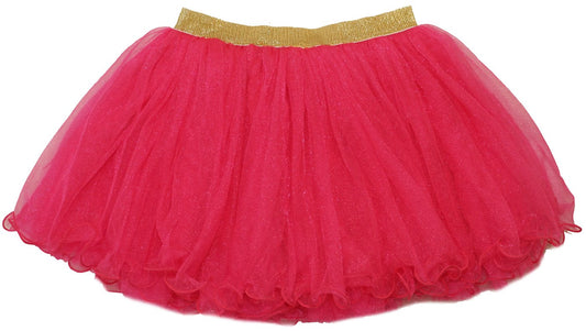 Hot Pink Gold Tutu Skirt