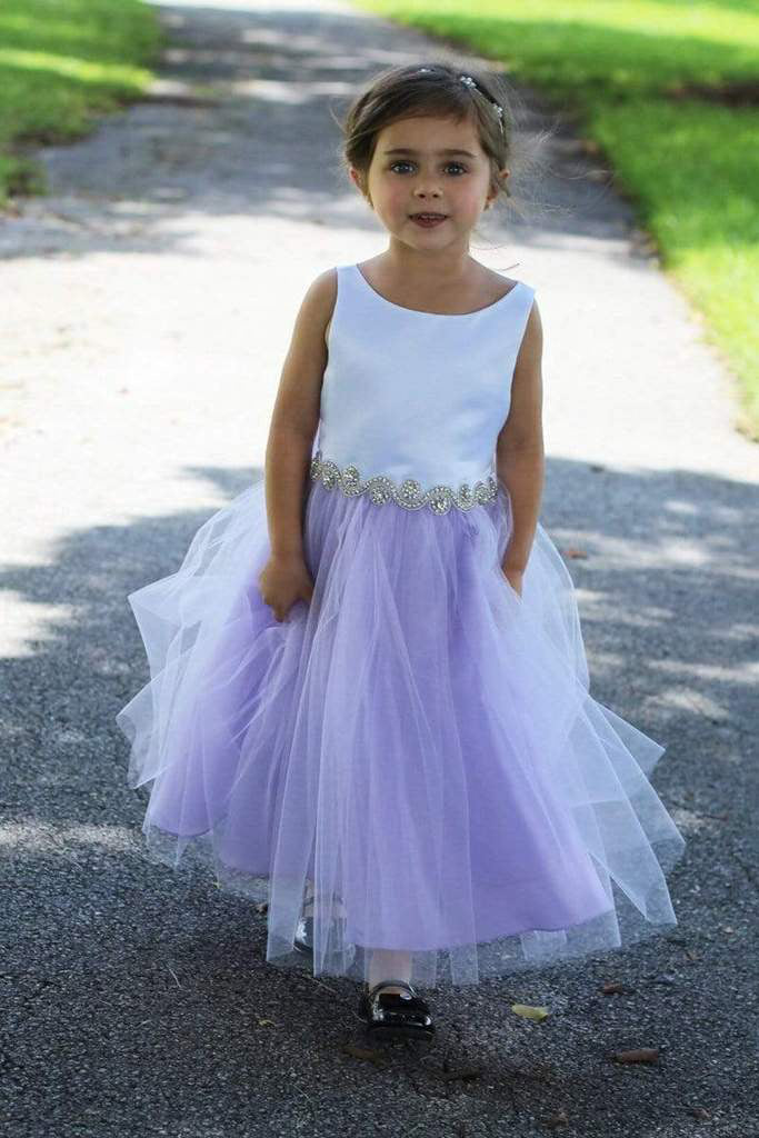 Lavander Girl Dress,Girl Dress, LIlac Blue Dress, Lilac Dress, Flower Girl, Wedding Flower Girl Dress