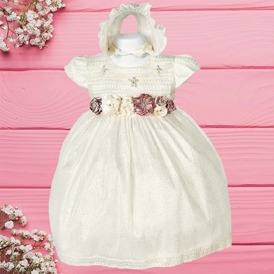 Ivory Baptism/Christening Gown