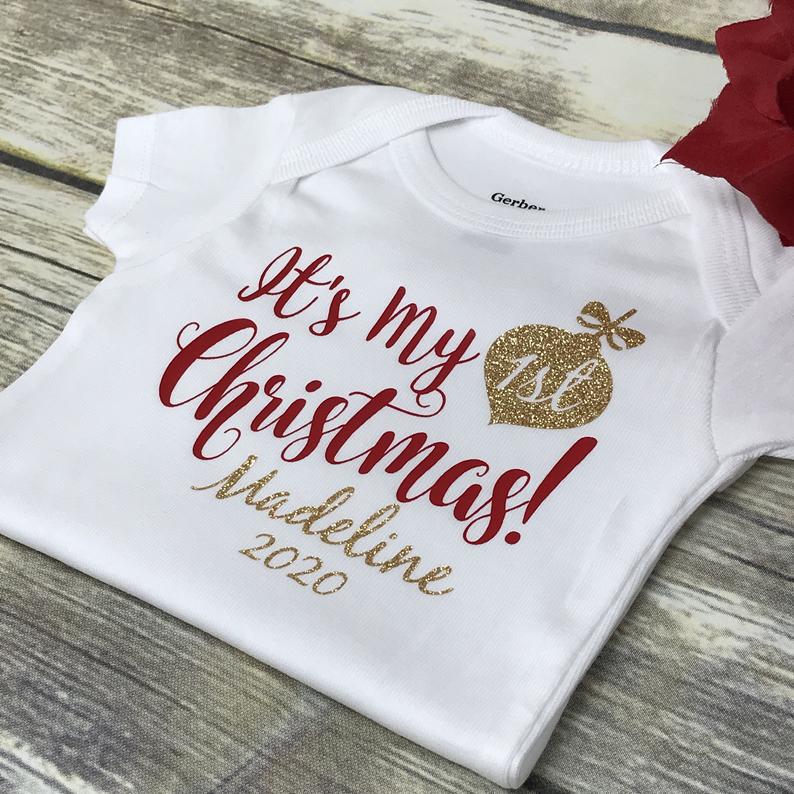 Baby's First Christmas Onesie