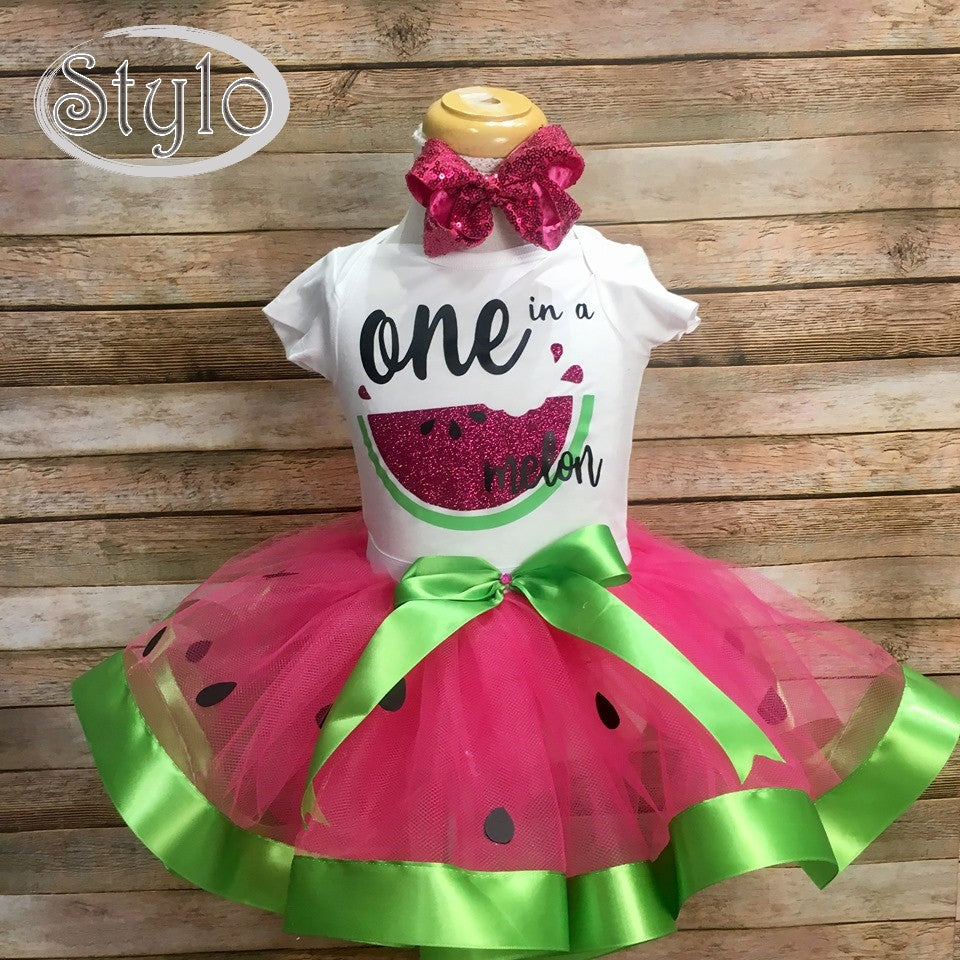 One In a Melon Birthday Outfit
