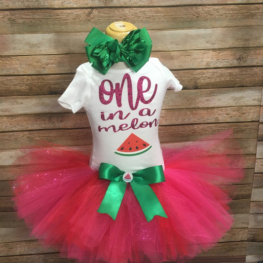 Watermelon Birthday Tutu Outfit