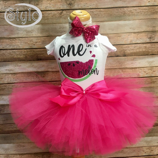 Watermelon Birthday Tutu Outfit